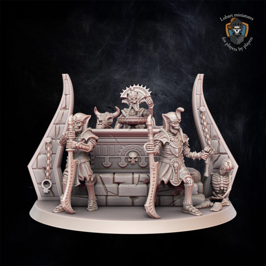 Casket of Phatep. Miniature for Undying Dynasties