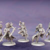 Temple Militants. Miniatures for the Dread Elves army.