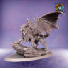 Beastmaster on manticore. Miniatures for the Dread Elves army.