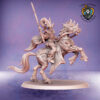 Dread Prince on Elven Horse. Miniatures for the Dread Elves army.