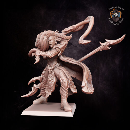 Beastmaster. Miniatures for the Dread Elves army.