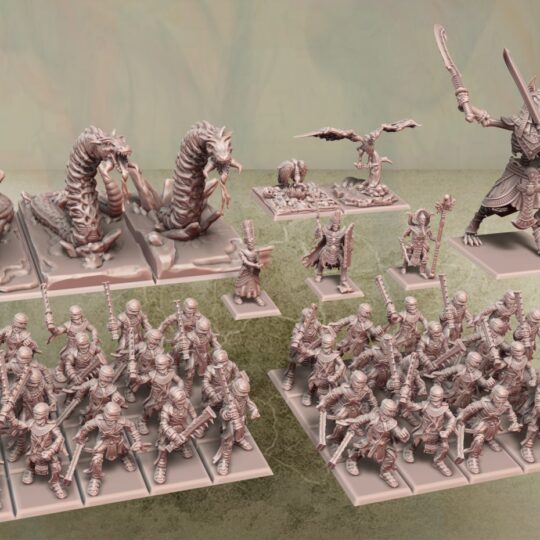 Start collecting: Undying Dynasties V2. Miniatures for the Undying Dynasties army.