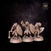 Gnolls. DnD miniatures. Characters and Monsters