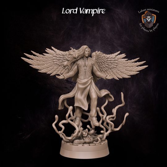 Lord Vampire. DnD miniature. Character