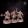 Orcs. DnD miniatures. Characters and Monsters