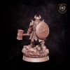 Dwarf Priest. DnD miniature. Character