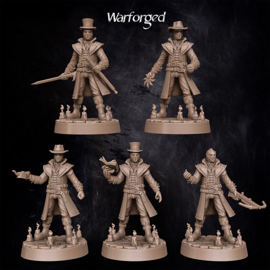 Warforged. DnD miniature. Character