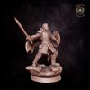 Minotaur Warrior. DnD miniature. Character